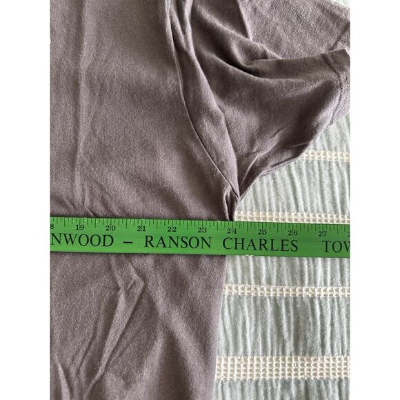 CAT Caterpillar Gray American Flag Logo Short Sleeve Graphic T-shirt Size XL - Picture 4 of 5